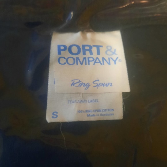 Port & Co Ringspun NYPD 98th Precinct Brooklyn NY Black Logo print t-shirt Small - Picture 3 of 4